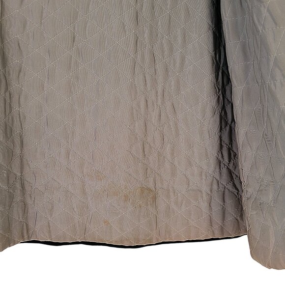 Child Girl's Vintage 1960/70s Black Velvet Coat Peter Pan Collar Quilt Lined 6/7 - Picture 10 of 11